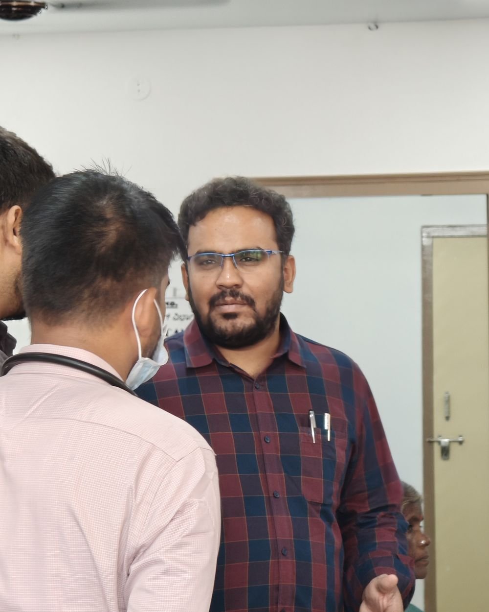 Clinicians on duty at Aditya Hrudayalaya, Siruguppa